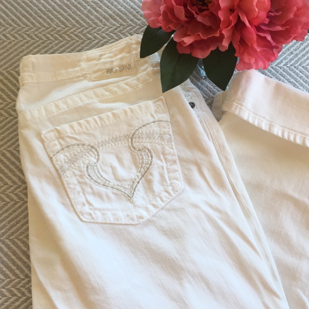 Big Star white capris